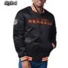 Cincinnati Bengals 49ers Closer Black Orange Satin Jacket webp