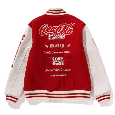 Coca Cola Varsity Jacket back webp