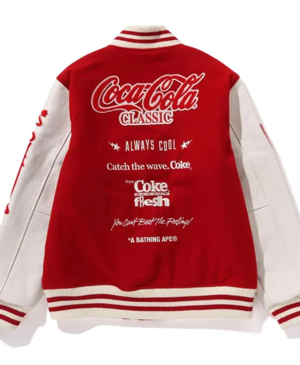 Coca Cola Varsity Jacket back webp