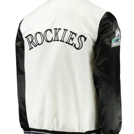 Colorado Rockies The Legend Satin Jacket Back webp