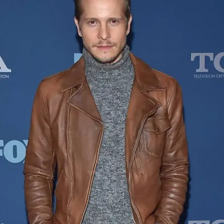 Conrad Hawkins The Resident Brown Leather Jacket webp