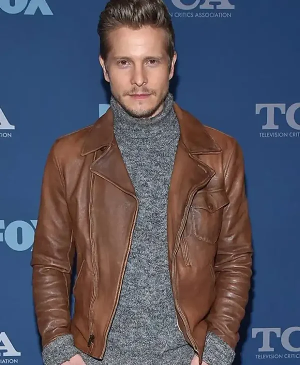 Conrad Hawkins The Resident Brown Leather Jacket webp