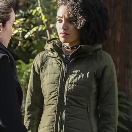 DCs Legends Of Tomorrow S05 Amaya Jiwe Green Jacket front