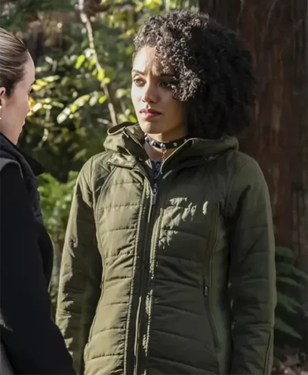 DCs Legends Of Tomorrow S05 Amaya Jiwe Green Jacket front