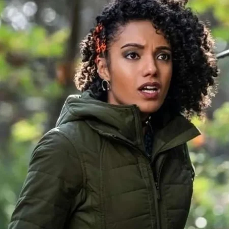 DCs Legends Of Tomorrow S05 Amaya Jiwe Green Jacket right