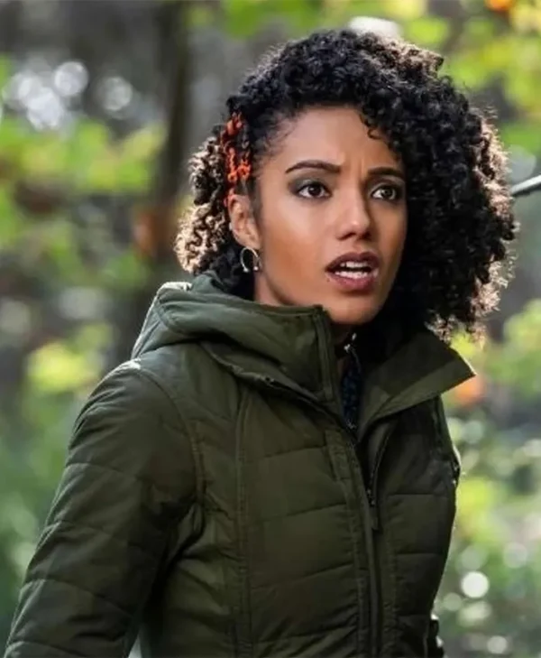 DCs Legends Of Tomorrow S05 Amaya Jiwe Green Jacket right