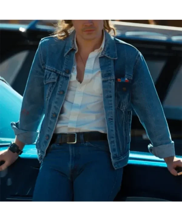 Dacre Montgomery Stranger Things Blue Denim Jacket webp