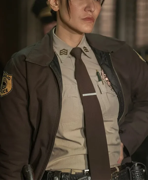 Dark Winds S02 Lola Tung Brown Jacket left