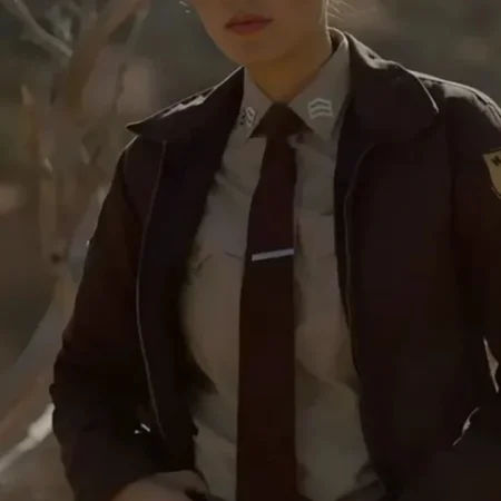 Dark Winds S02 Lola Tung Brown Jacket right