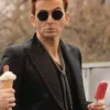 David Tennant Good Omens S02 Crowley Black Blazer