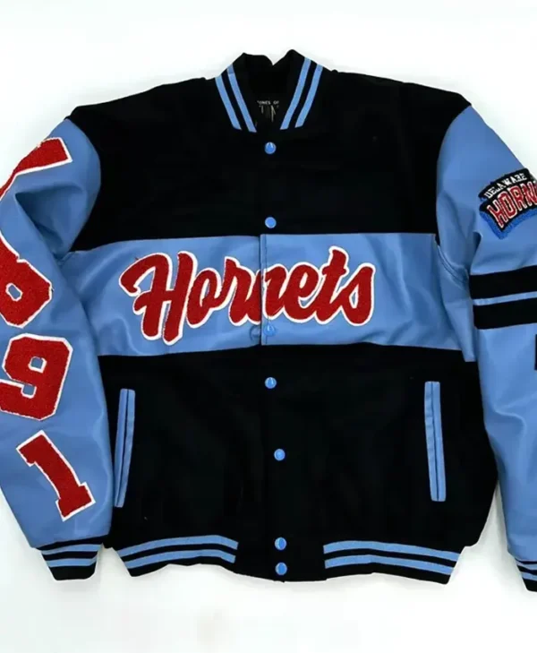 Delaware State Ole Skool Blue Jacket webp