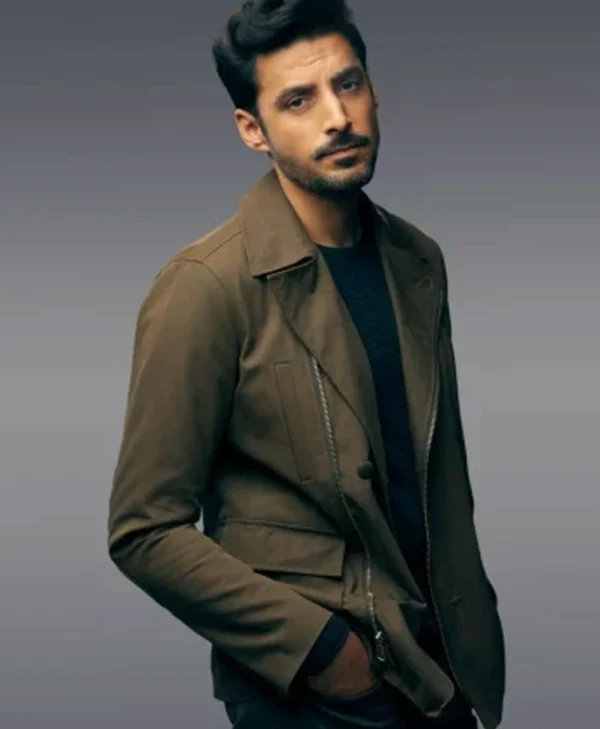 Dhan Rana Found S01 Green Cotton Jacket