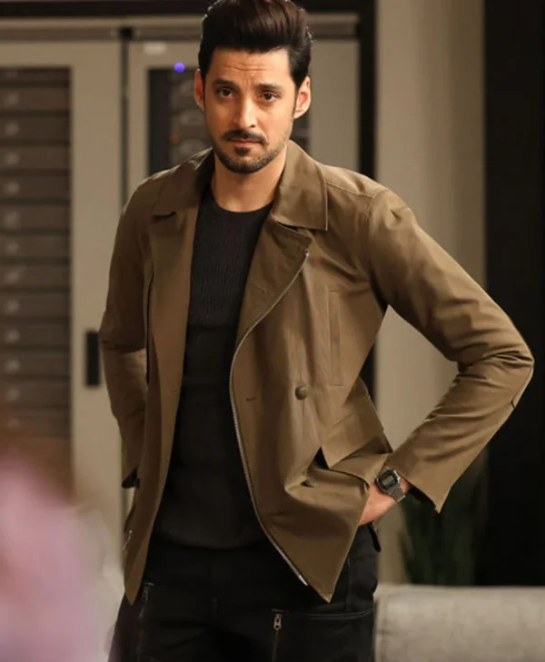 Dhan Rana Found S01 Green Cotton Jacket For Sale