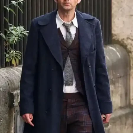 Doctor Who 60th Anniversary 10th Doctor Black Coat webp