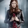 Doctor Who Amy Pond Brown Jacket webp