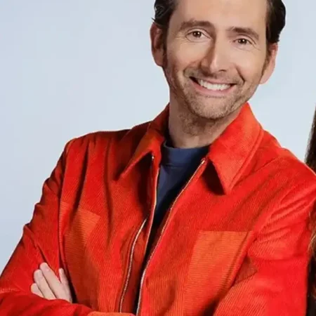 Doctor Who S14 David Tennant Orange Jacket webp