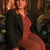 Doctor Who S14 Ruth Madeley Black Blazer webp