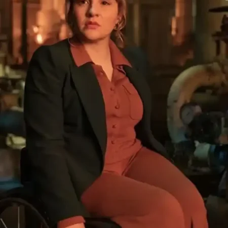 Doctor Who S14 Ruth Madeley Black Blazer webp