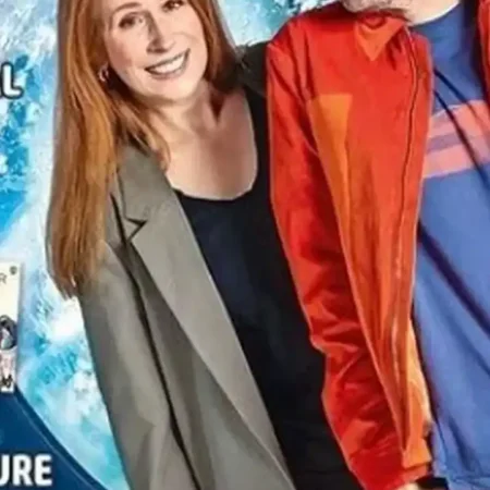 Donna Noble Doctor Who S14 Episode 01 The Star Beast Catherine Tate Mid length Coat webp