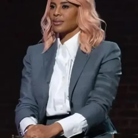 Dress My Tour 2024 Laurieann Gibson Grey Blazer