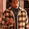 Eddie Dashing Through the Snow Plaid Blazer front