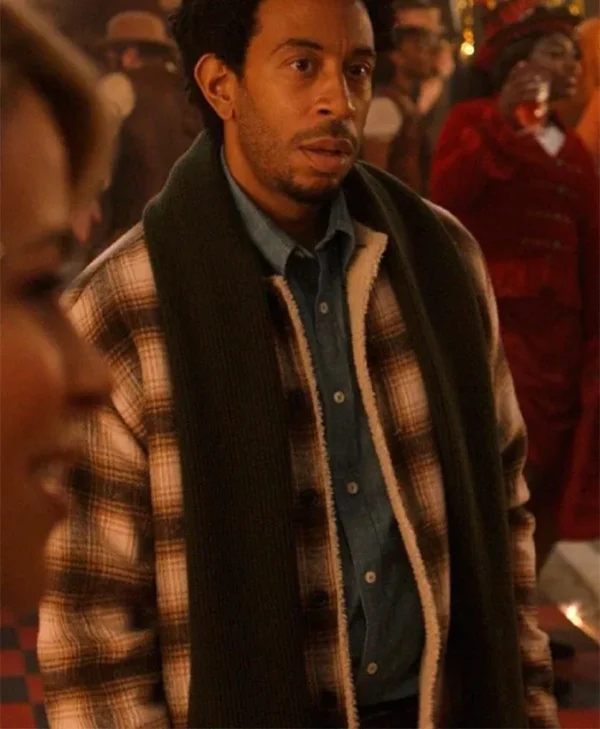 Eddie Dashing Through the Snow Plaid Blazer right