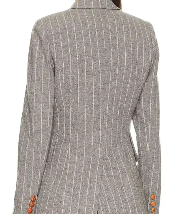 Eleanor Miller Orphan Black Echoes 2023 Striped Blazer Back