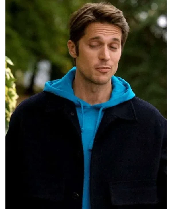 Emily In Paris Lucas Bravo Black Jacket webp