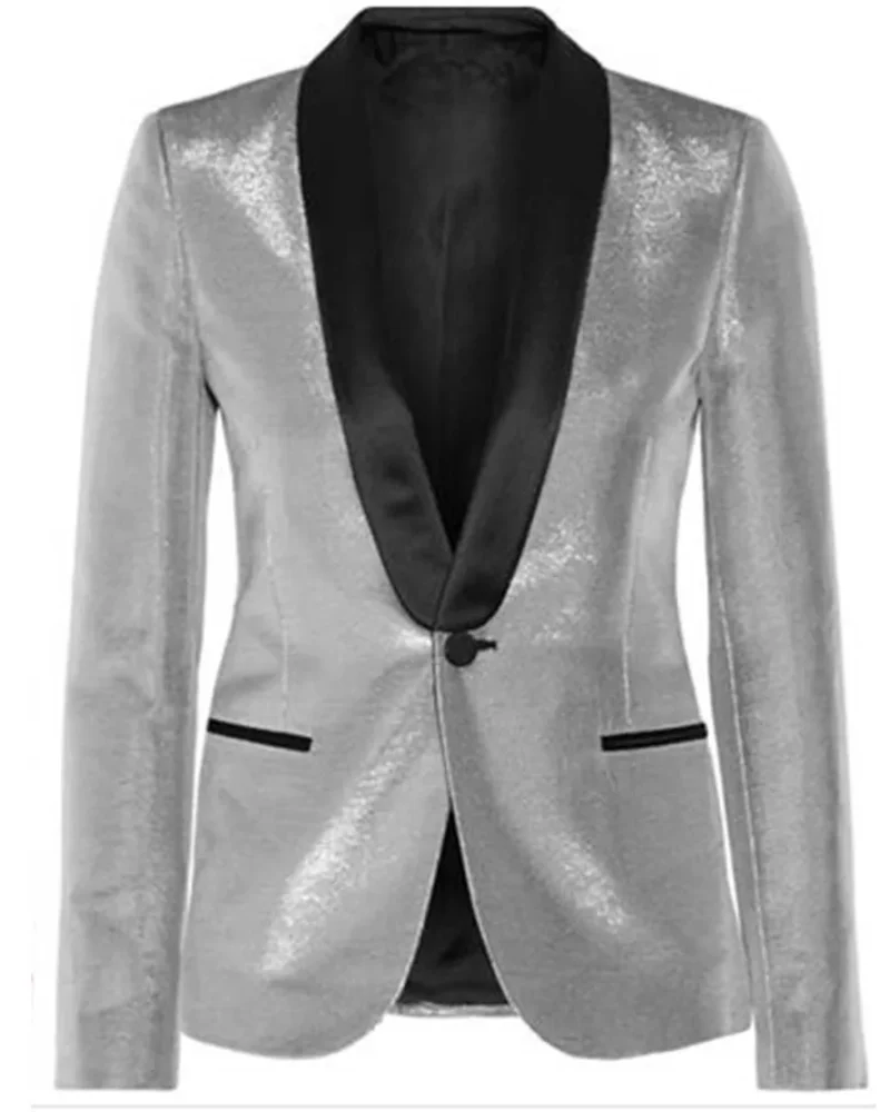 Emily In Paris S03 Lily Collins Silver Blazer webp
