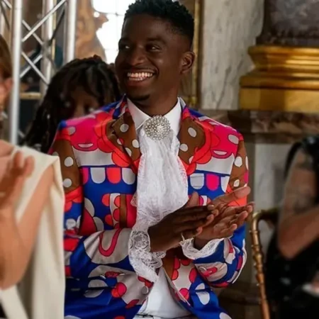 Emily In Paris S03 Samuel Arnold Multicolor Blazer webp