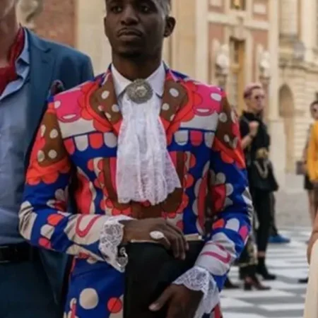 Emily In Paris S03 Samuel Arnold Multicolor Blazer On Sale webp