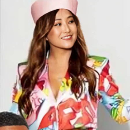 Emily in Paris S04 Ashley Park Graffiti Spencer Jacket On Sale webp