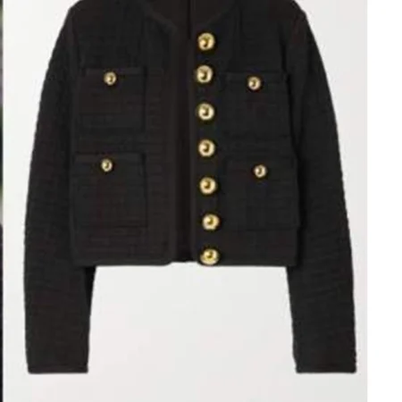 Emily in Paris S2 E8 Camille Black Jacket webp