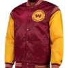 Enforcer Washington Commanders Burgundy Gold Jacket webp