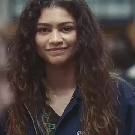 Euphoria Zendaya S02 Blue Peels Jacket