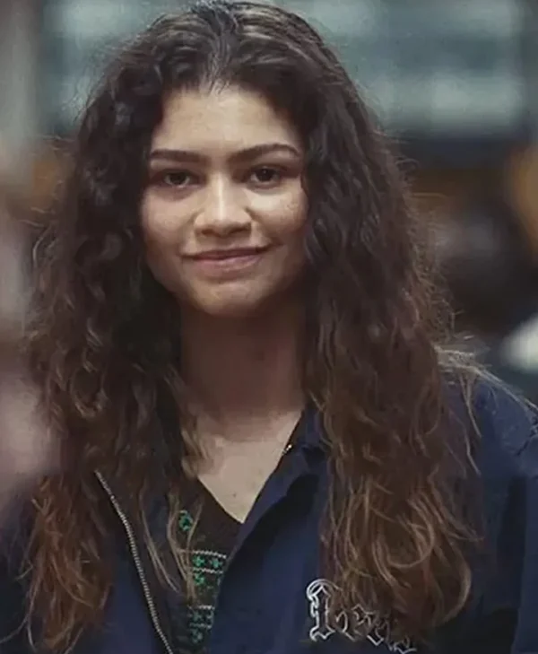 Euphoria Zendaya S02 Blue Peels Jacket