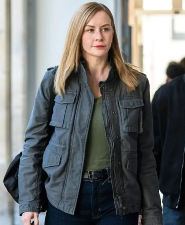 Eva Jane Willis FBI International Blue Jacket front