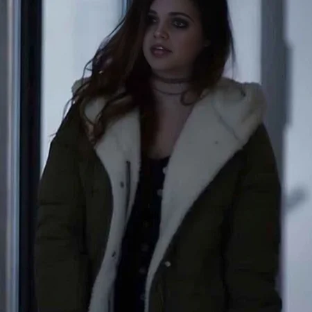 Every Breath You Take Lucy Shearling Hooded Coat