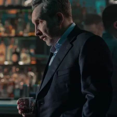 Fair Play 2023 Eddie Marsan Black Blazer