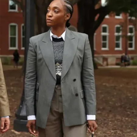 Faith Mitchell Will Trent TV Series Grey Blazer