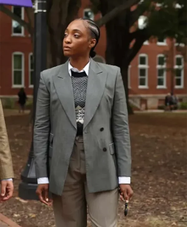 Faith Mitchell Will Trent TV Series Grey Blazer