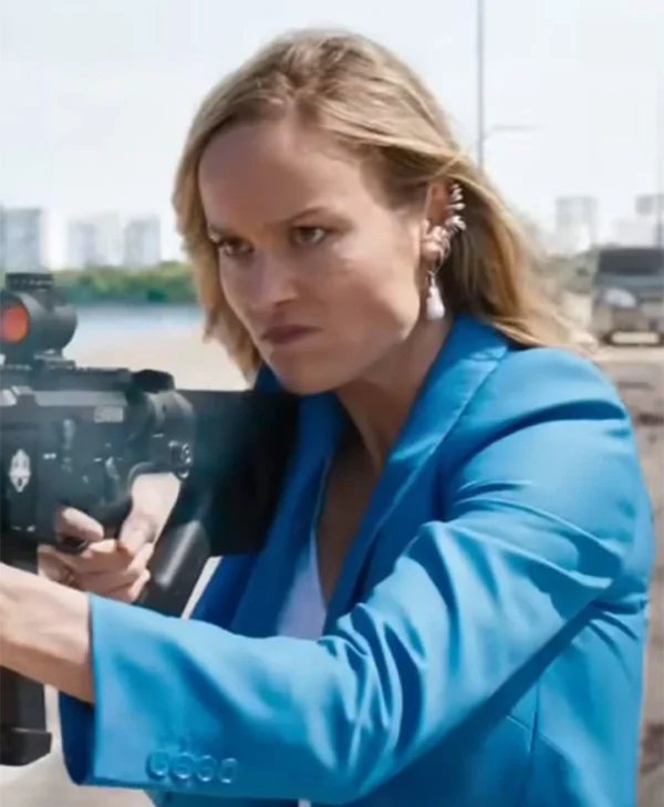 Fast X 2023 Brie Larson Blue Blazer