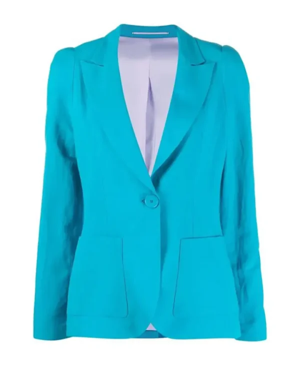 Fast X 2023 Brie Larson Blue Blazer Front
