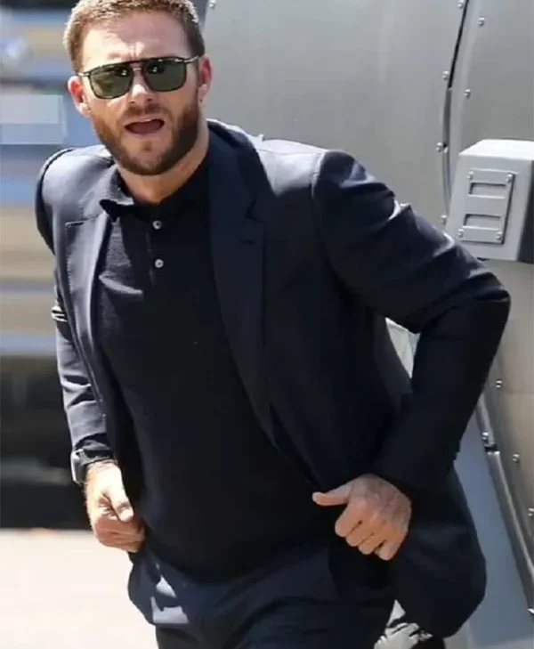 Fast X Scott Eastwood Black Blazer Coat