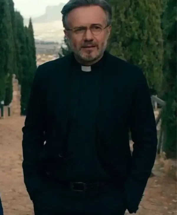 Father Vincent Warrior Nun S01 Black Blazer