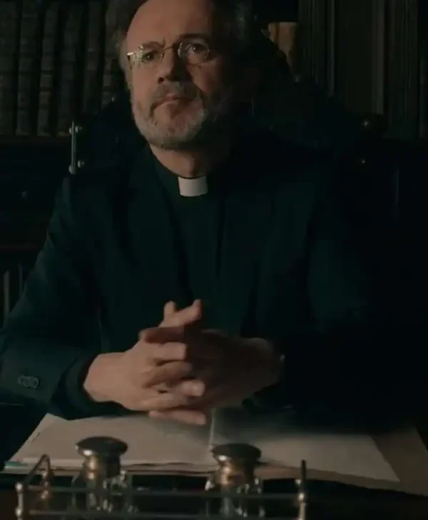 Father Vincent Warrior Nun S01 Tristan Ulloa Black Blazer