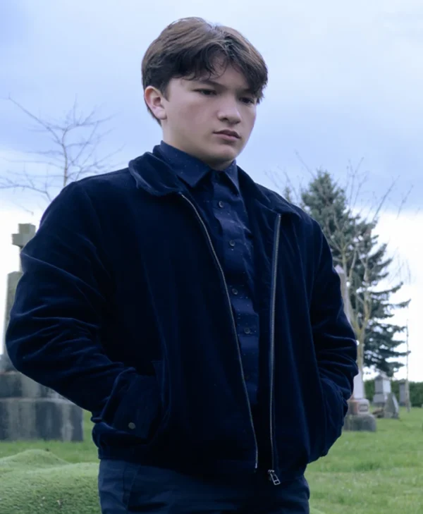 Final Destination Bloodlines Teo Briones Corduroy Jacket webp