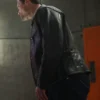 Found S02 Brett Dalton Black Leather Jacket Side
