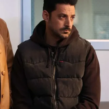 Found S02 Dhan Rana Black Puffer Vest