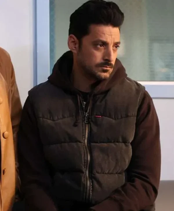 Found S02 Dhan Rana Black Puffer Vest